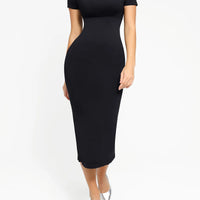Shapewear Eco-Friendly Sculpting Seamless Midi Dress Set