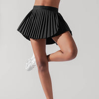 Ace ‘em Pleated Skort - Black