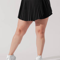 Ace ‘em Pleated Skort - Black