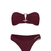 Zemi Hardware Bandeau Bikini Top Red