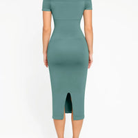 Shapewear Eco-Friendly Sculpting Seamless Midi Dress Set
