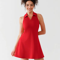 BRXL Workout Polo Collar Tennis Golf Dress