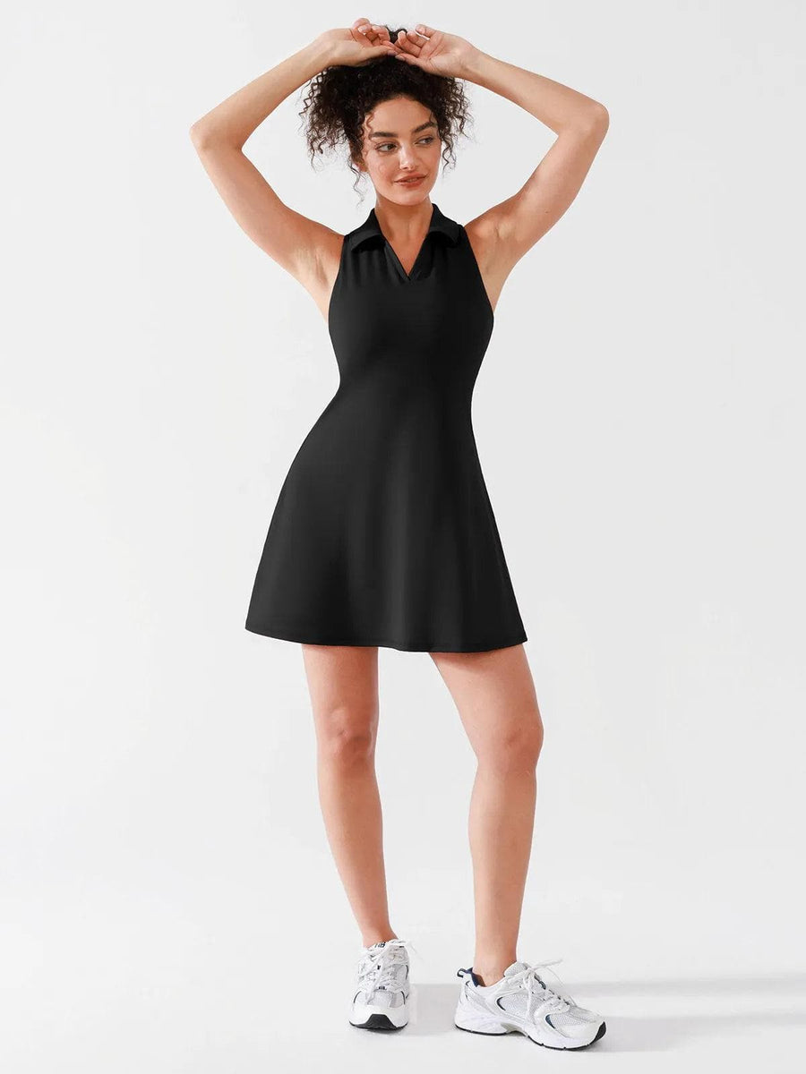 BRXL Workout Polo Collar Tennis Golf Dress
