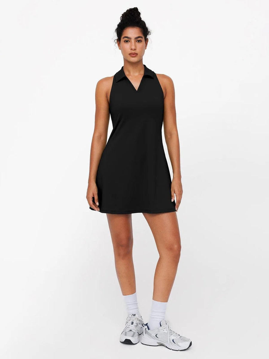 BRXL Workout Polo Collar Tennis Golf Dress