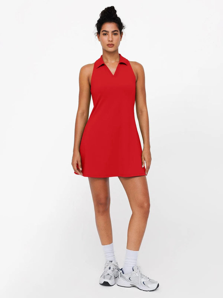 BRXL Workout Polo Collar Tennis Golf Dress