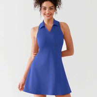 BRXL Workout Polo Collar Tennis Golf Dress