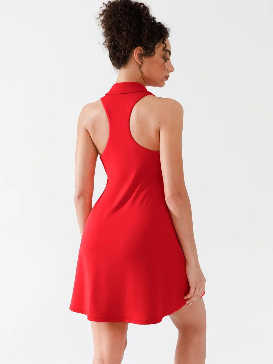 BRXL Workout Polo Collar Tennis Golf Dress