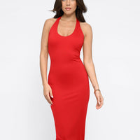 Shapewear Built-In Sculpting Midi Dress or Jumpsuit