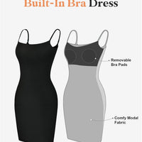 No Shaper Modal Mini Lounge Slip Dress