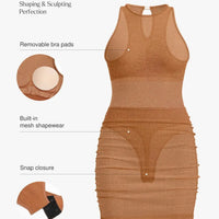 Shapewear Metallic Seamless Sculpting Dress