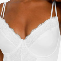 Shapewear Tummy Control Lace Inset Midi Dress
